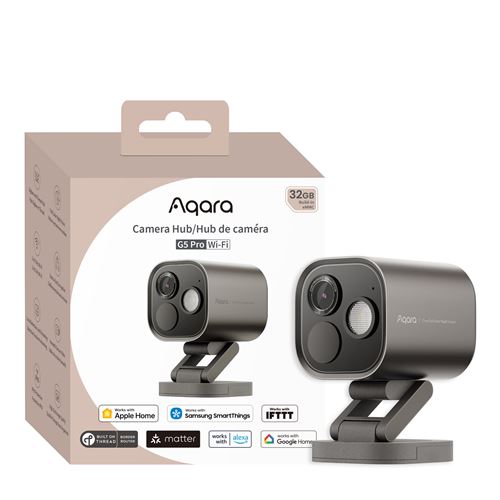 Caméra de surveillance connectée Aqara Hub G5 Pro (Wi-Fi) intérieure-extérieure Gris
