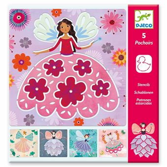 Jeu créatif Djeco Pochoirs Fées