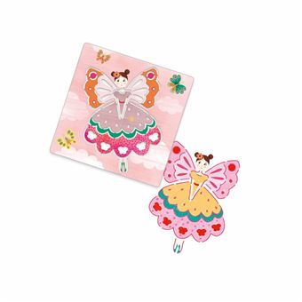 Jeu créatif Djeco Pochoirs Fées