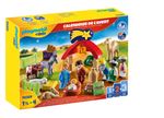 Playmobil 1.2.3 Calendrier de l'Avent 70259 Animaux et Mangeoire