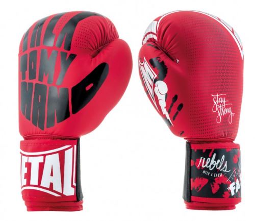Gants super entraînement et compétition Metal Boxe Hands Rouge Taille 12 OZ