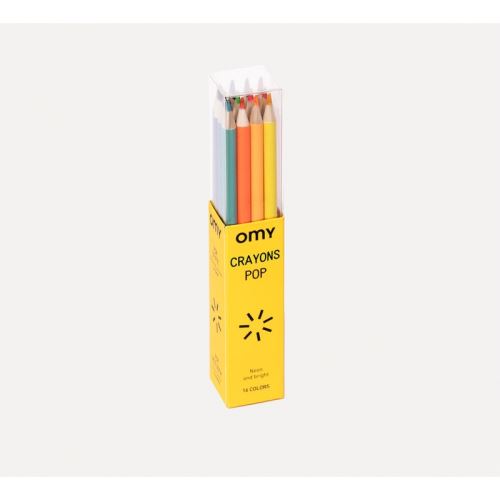 Pack de 16 crayons de couleurs Omy Pop