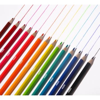 Pack de 16 crayons de couleurs Omy Pop