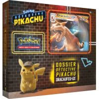 Coffret de 4 boosters Pokémon Pikachu détective Dracaufeu GX