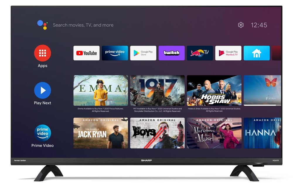 TV Sharp 32DI3E 32" LED HD Android TV Harman Kardon Noir TV LED/LCD