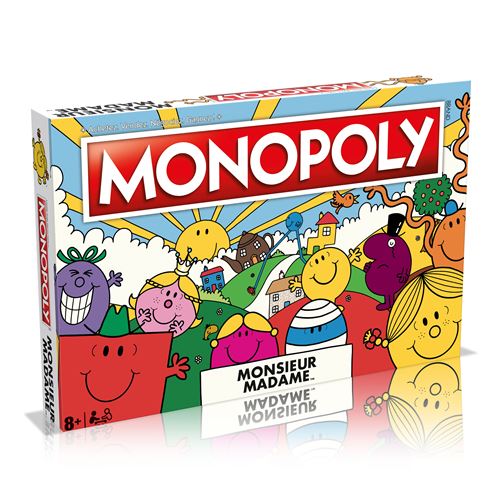 Jeu De Société Monopoly Monsieur Madame Winning Moves WM03274-FRE-6 – Personnages Célèbres - vue 2