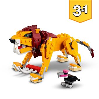 LEGO® Creator 3 en 1 31112 Le lion sauvage