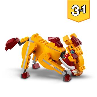 LEGO® Creator 3 en 1 31112 Le lion sauvage