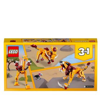 LEGO® Creator 3 en 1 31112 Le lion sauvage