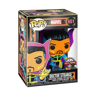 Figurine Funko Pop Marvel Black Light Doctor Strange Avant-première Fnac