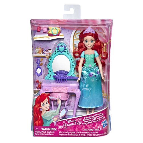 Poupée Disney Princesses Ariel et son vanity