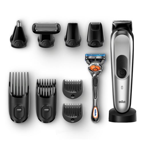 Tondeuse homme Braun MGK7920TS Noir et Argent