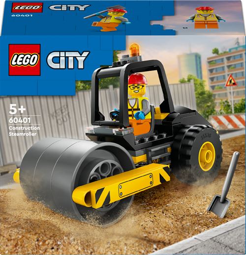 LEGO® City 60401 Le rouleau compresseur de chantier