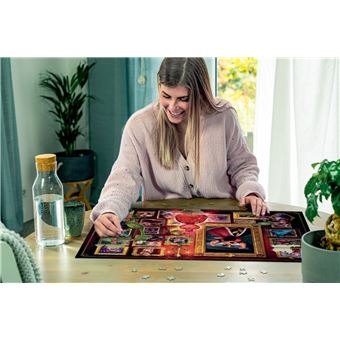 Puzzle 1000 pièces Ravensburger Collection Disney Villainous La Reine de cœur