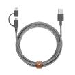Câble 2-en-1 Micro USB vers Lightning Native Union Zebra 2 m
