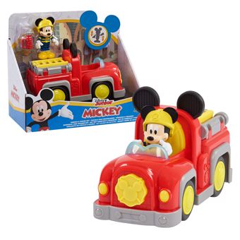 Mickey - Véhicule & Figurine - 8 cm