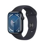 Apple Watch Series 9 GPS 45 mm Boîtier en aluminium minuit avec bracelet sport minuit S/M