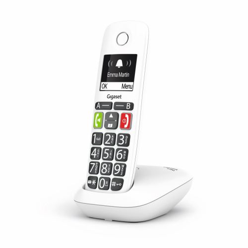 Téléphone fixe sans fil Gigaset E200 Solo Blanc