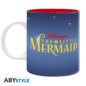 Mug Sirène Violet Métallisé Editme – Cadeau Fun Pour Noël, Anniversaire, Café, Forme Cœur, Céramique