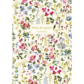 CARNET MOT DE PASSE - Herbier sauvage