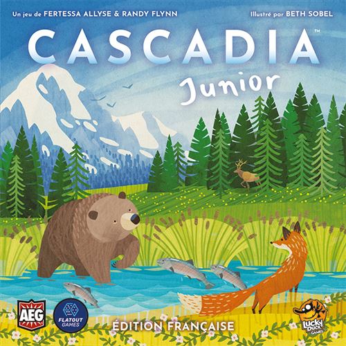 Jeu De Stratégie Lucky Duck Games Cascadia – Extension Paysages, JDPLDG121lucky duck games
