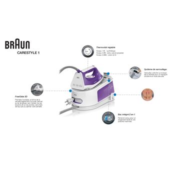 Centrale vapeur Braun IS1014VI CareStyle 1 2400 W Blanc et Violet