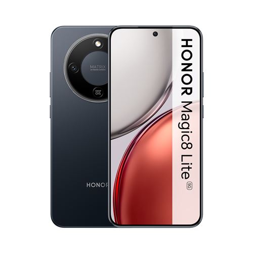 Smartphone Honor Magic8 Lite 6,79 5G Double nano SIM 256 Go Noir minuit
