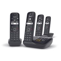 Téléphone sans fil Gigaset AS690A Quattro Noir