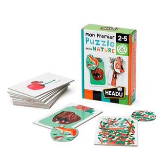 Headu Touch Puzzle Fairy Tales – 2-teilige Puzzles Mit Taktilen Steinen Für Kleinkinder (19 Motive)
