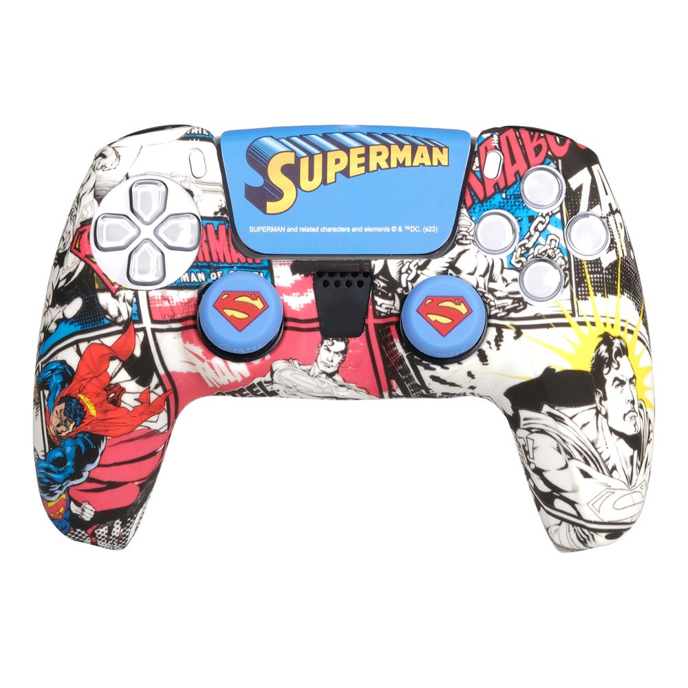 Kit Accessoire personnalisé Just For Games DC Superman pour manette PS5 -  Accessoire pour manette à la Fnac