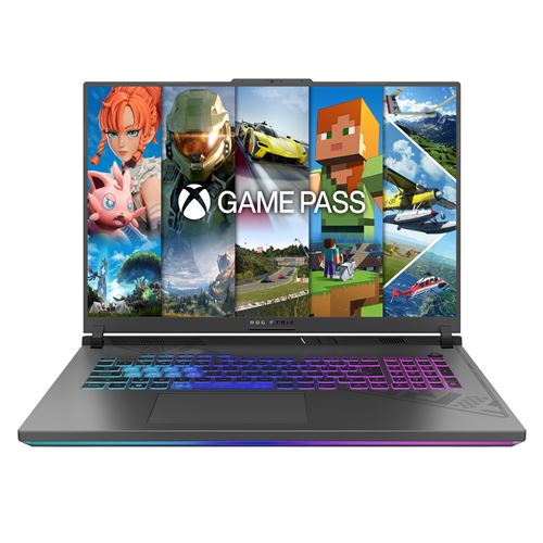 PC portable gaming Asus ROG Strix G18 STRIX-G18-G814FP-DRF9034W 18 LED 240 Hz AMD Ryzen™ 9 32 Go RAM 1 To SSD Nvidia GeForce RTX 5070 Gris