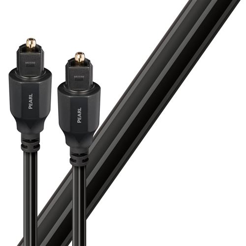 Câble fibre optique Audioquest Pearl 75 cm Noir