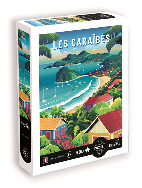 Puzzle SentoSphère Les Caraïbes 500 pièces - vue 2