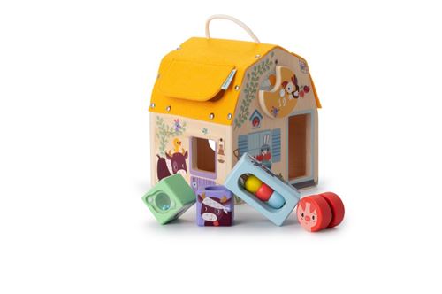 Jeu d'encastrement Lilliputiens Maison sonore à formes