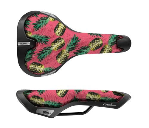 Selle de vélo Trekking Net Pineapple Rose
