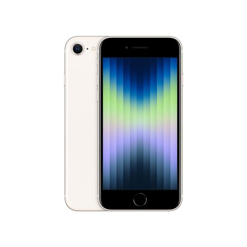 Apple iPhone SE 3ème génération 2022 4,7 5G 64 Go Double SIM Lumière stellaire