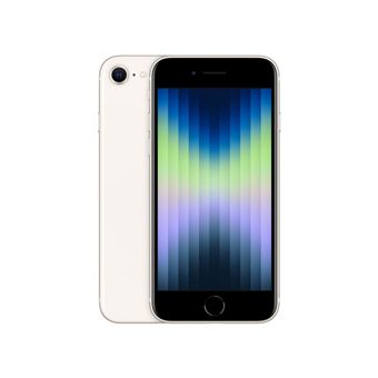 Apple iPhone SE 3ème génération 2022 4,7" 5G 64 Go Double SIM Lumière stellaire