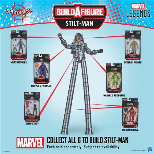 Figurine Spiderman Marvel Legends Modèle aléatoire