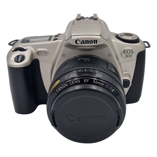 Appareil photo reflex Canon EOS 300 50mm f1.8 Mark I Argent Reconditionné