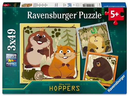 Puzzle 3x49 pièces : Les aventures de Mabel Ravensburger France - vue 3