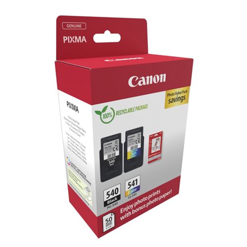 Pack De 2 Cartouches + Couleur Grande Capacité Canon Pg 540 /cl 541 Canon