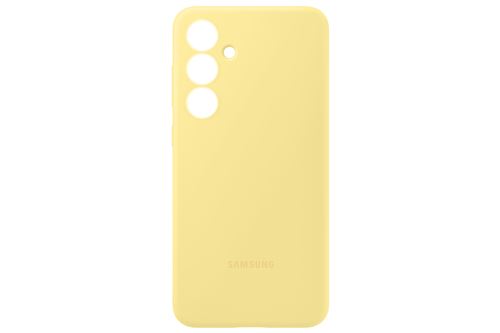 Coque en silicone pour Samsung Galaxy S24 FE Jaune