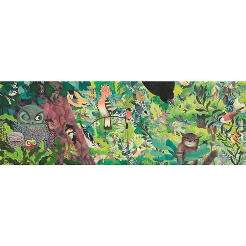 Puzzle 1000 pièces Djeco Owls and birds - Djeco