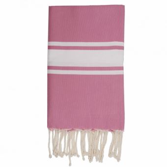 Fouta Febronie Traditionnelle Unie St Tropez Fuschia