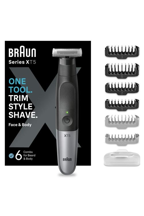 Tondeuse Hybride Braun Series X Xt5200 Noir et Gris