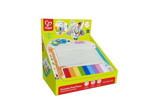 Hape Multicolore Jouet Musical D'éveil Piano Pixel Interactif