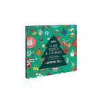 Jeu créatif Omy poster géant à colorier avec stickers Sapin de noël