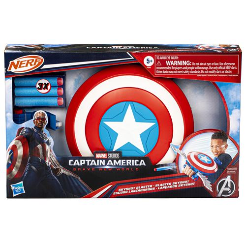 Blaster Hasbro Nerf Skyshot Marvel Studios Captain America Brave New World