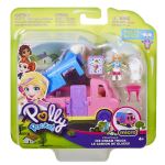 Coffret avec poupée Polly Pocket Camion de glaces