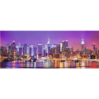 Puzzle 1000 pièces Ravensburger Les lumières de Manhattan Panorama